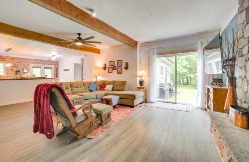 Onaway House | Walk to Black River Secluded Cabin in Onaway