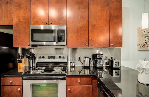 Bouldin Apartment | Walk to Downtown! 2BR SoCo | Pool, Parking, Gym 05