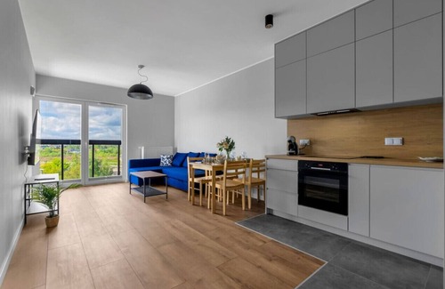 Warsaw Apartment | Warsaw Bemowo - Parking, Balcony & Workspace - by Rentujemy