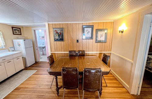 Wells Cottage | Waterfront 2BR cottage, beach, dock, lake views, fishing, wifi, partial A/C
