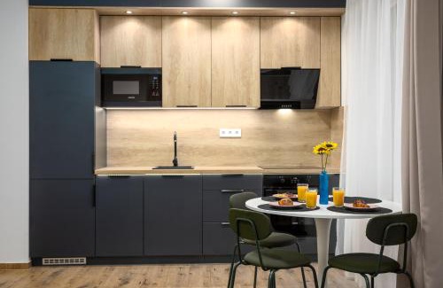 Obuda Apartment | Waterfront City Azure Loft with FREE PARKING