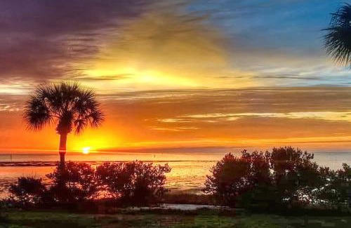 Cedar Key House | Waterfront Duplex with Dock and Views Near Town!