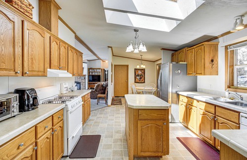 Wilkinson House | Waterfront Family Home w/Yard on Portage Lake