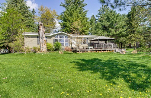 Wilkinson House | Waterfront Family Home w/Yard on Portage Lake