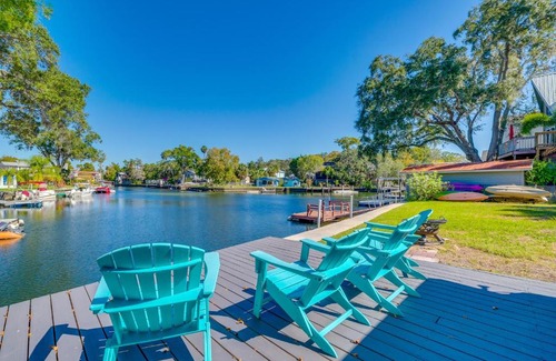 Weeki Wachee Gardens House | Waterfront Getaway with Private Dock and Slip