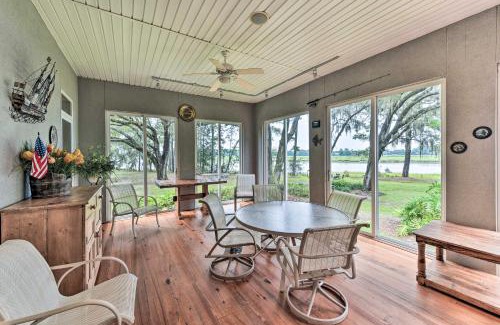 Okatie House | Waterfront Home with Shared Dock on Okatie River