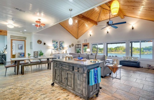 Kingsland House | WATERFRONT HOME WITH*2 POOLS,WATERSLIDE, &HUGE BOAT DOCK & LAY OUT AREA! FUN!