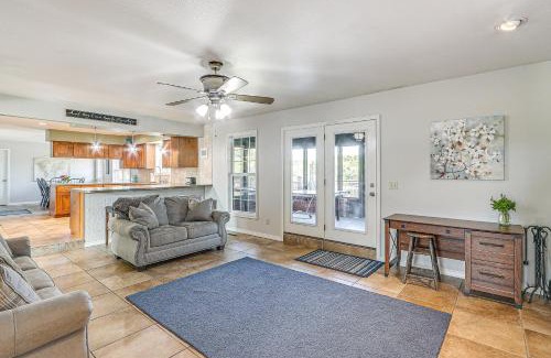 Arkansas City House | Waterfront Kansas Home with Private Fire Pit!
