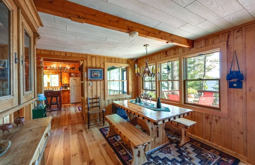 Bradley Cabin | Waterfront Maine Vacation Rental w/Private Dock