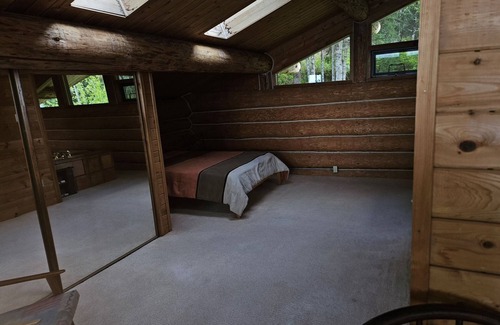 Sekiu Cabin | Waterfront, secluded beach. Breathtaking views, Spacious Log Home. Pet friendly.
