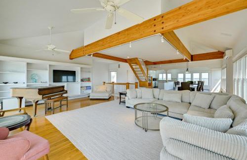West Hampton Dunes House | Waterfront Westhampton Haven Pool and Private Beach