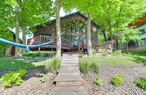 Waubun House | Waubun Lake Cabin with Private Dock and Fire Pit!
