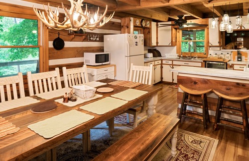 Greeneville Cabin | WE ARE OPEN! Authentic log cabin on Paint Creek, 0.5 mi to Appalachian Trail