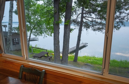 Hackensack Cabin | Webb Lake, Hackensack, Northern MN - 3 Bedroom, Sleeps 6 - Cabin #3 Blue Water