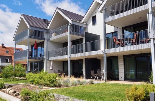 Plau am See Apartment | Weisses Haus Plau - Lake view apartment - SUITE with terrace