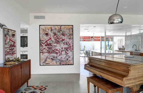 Racquet Club Estates House | Wexler Steel House 4 - Pool Spa and Grand Piano