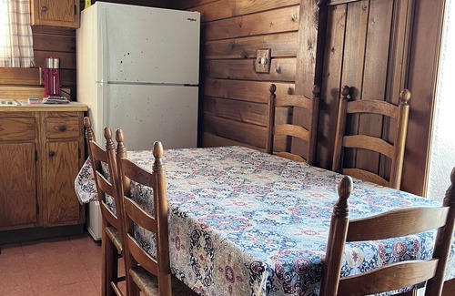 Lansing Cabin | Whitewater Country with Hot Tub, Free WiFi & Indoor Wood Burning Fireplace!