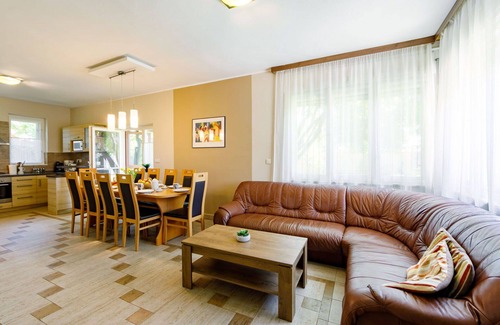Balatonboglar House | Wonderful private villa for 12 people with A/C, WIFI, TV, patio, pets allowed and parking