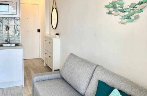 Pedregalejo Apartment | Wonderful studio with terrace and sea views, in Pedregalejo neighborhood
