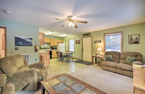 Markville House | Wooded Danbury Cabin with Grill and Fire Pit!
