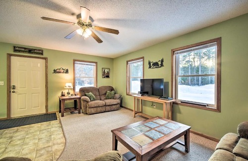 Markville House | Wooded Danbury Cabin with Grill and Fire Pit!
