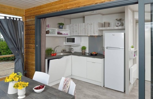 Saint-Constant-Fournoules Ski Chalet | Wooden chalet in a small campsite 3 stars