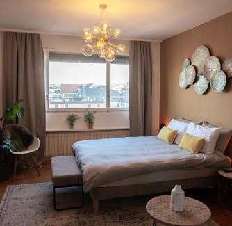 Eaux-Vives Jeu-de-l'Arc Apartment | WowAppartements vue sur le jet d'eau