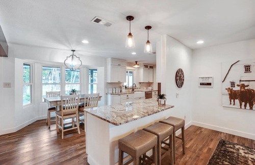Roanoke House | Your Rustic Retreat w Backyard Oasis, Pool, Patio