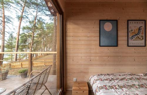 gmina Karsin House | Zakątek Wdzydze nad samym jeziorem - pierwsza linia