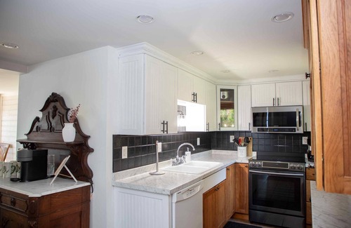 Schuyler Falls House | ZaLo Manor Unit Lakefront hot tub, pets