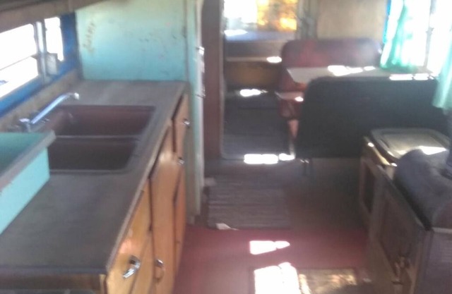 1-bedroom cabin @ Bus hostel bus #1 one queen bed and one bunk bed. Sleeps 2
