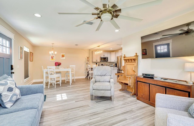 1 Mi to Beach: Dog-Friendly PCB Home w/Backyard!