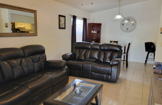 2 bed 2 bath, Whole apartment, fully stocked kitchen and baths.