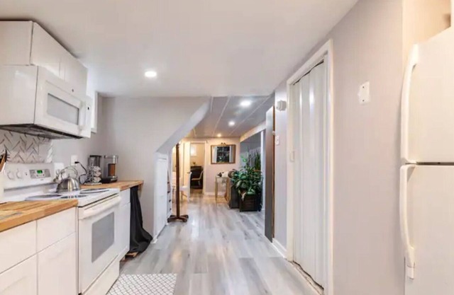 2-bedroom basement apartment in charming Washington Heights with WiFi and AC.