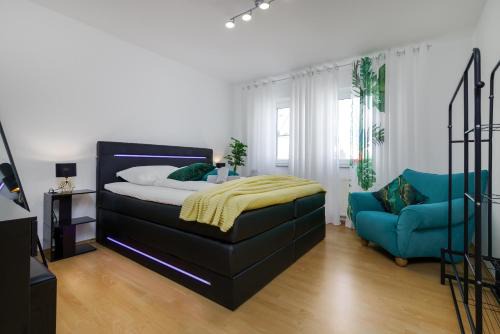 2 Zimmer Wohnung, Küche, Bad, Balkon, Netflix