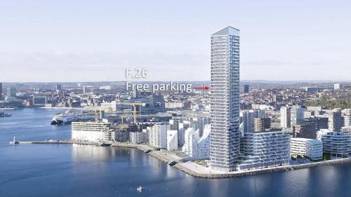 26-Etage Lejlighed med Utrolig Havudsigt