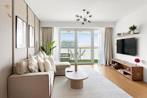 2BR Oasis in Al Muneera - Free Parking & Wi-Fi Near Al Muneera Beach Plaza