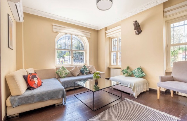 3-bedroom apartment in charming Istanbul with AC