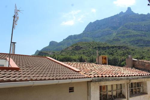 3-Story Gaudi Building with Montserrat Stone