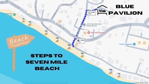 3 SUITES AT BLUE PAVILION - 3 KITCHENS - Steps to BEACH