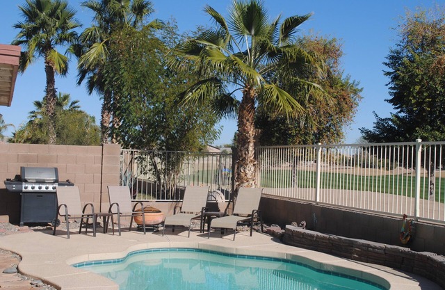 3BR Home with Heated Private Pool, Golf, & Mountain Views