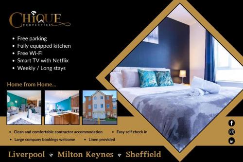 4BR Contractor Town House 2.5bathrooms, 2 free parking spaces managed by Chique Properties