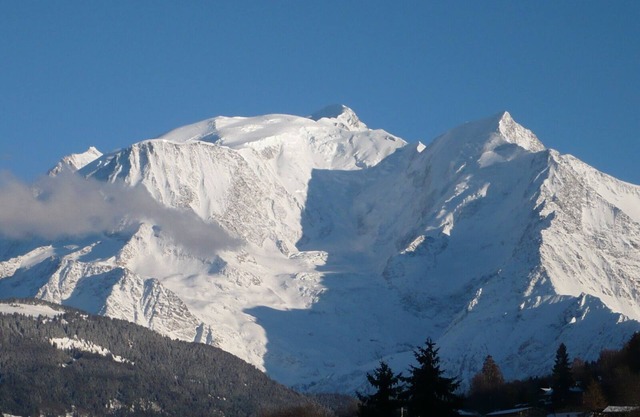75m2 apartment with beautiful view of Mont Blanc