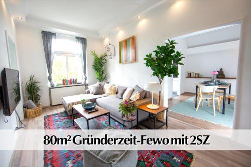 80m2 3R Wohnung mit privatem Parkplatz, Kingsize Betten, Smart-TV, etc