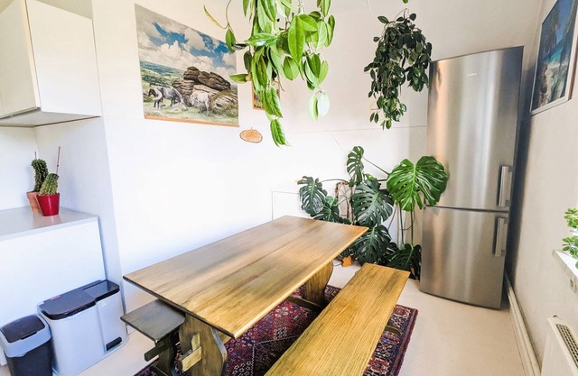 80m² accommodation with 3 bedrooms for 1-3 people.