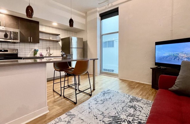 A historic 700 square foot Atrium loft in the heart of the Old Market