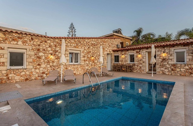 A modern stone villa offering unique traditional experience