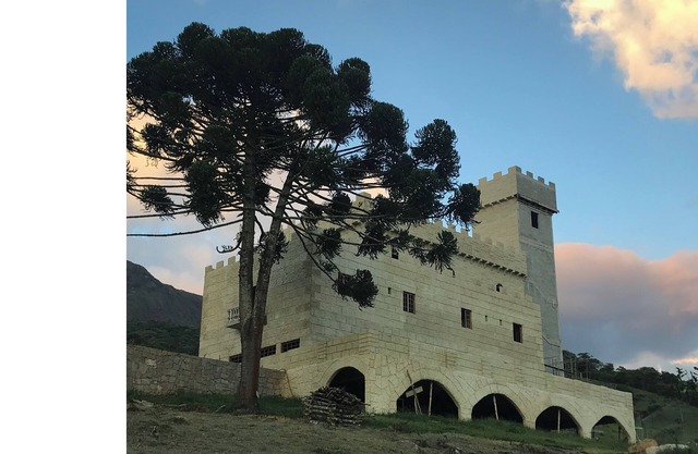A real Castle in a mountain, 2.5 hours from São Paulo or Rio.
