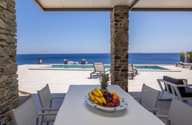 ''Aegean Whispers'' Sea Front Villa in Tinos