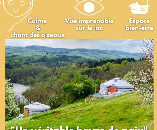 Anouchka Ô fil 2 l'eau, yourte en bord de Lac